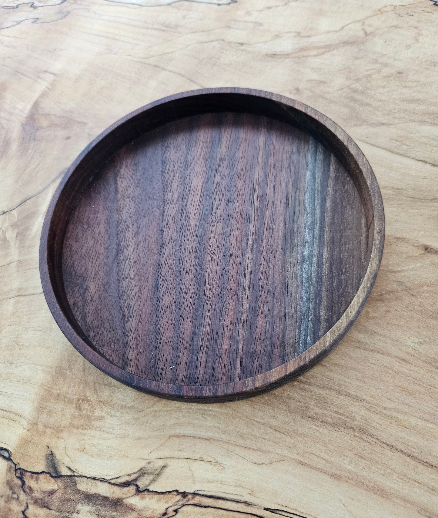 Walnut Valet Tray | Catch-All Dish for Keys, Coins & EDC | Made in Chattanooga TN