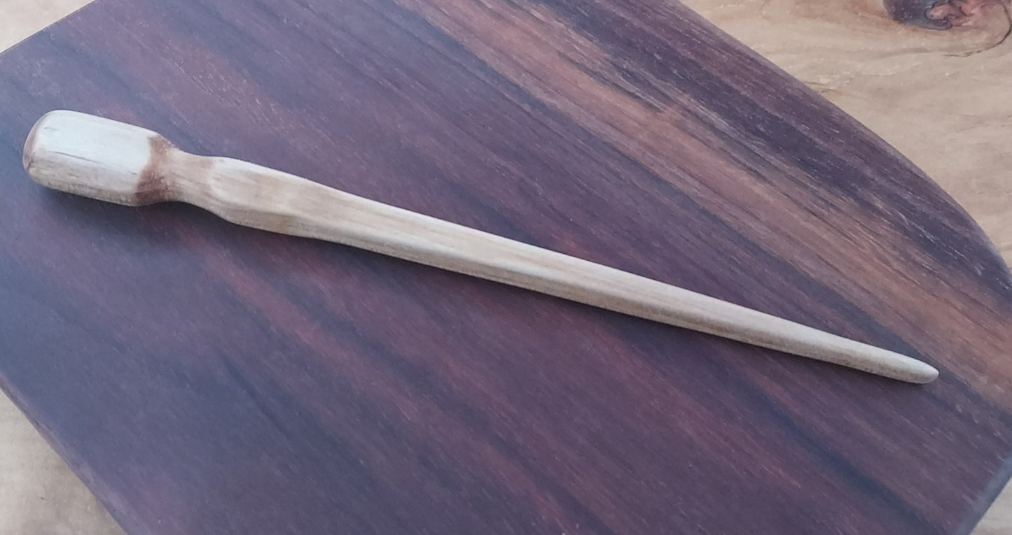 Handcrafted Maple Hair Pin | Hardwood Hair Stick | Made in Chattanooga
