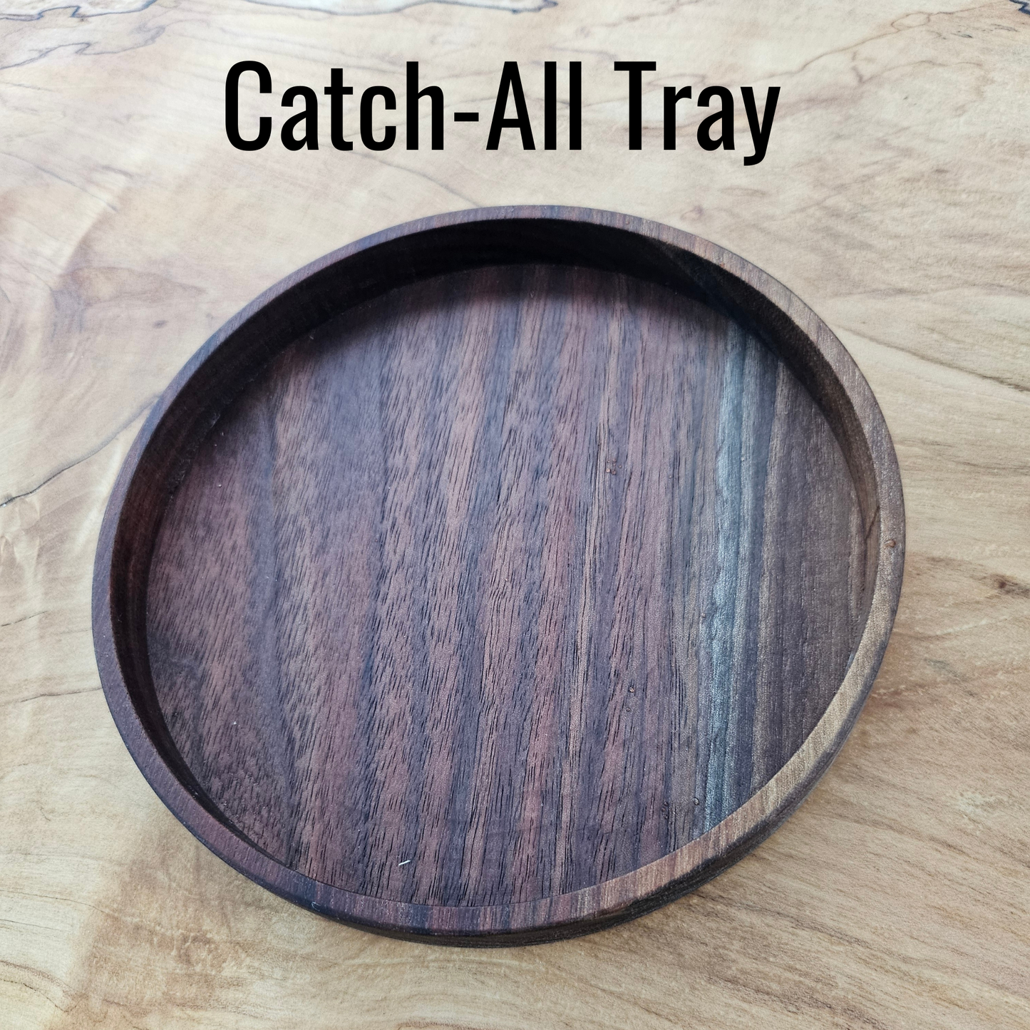 Walnut Valet Tray | Catch-All Dish for Keys, Coins & EDC | Made in Chattanooga TN