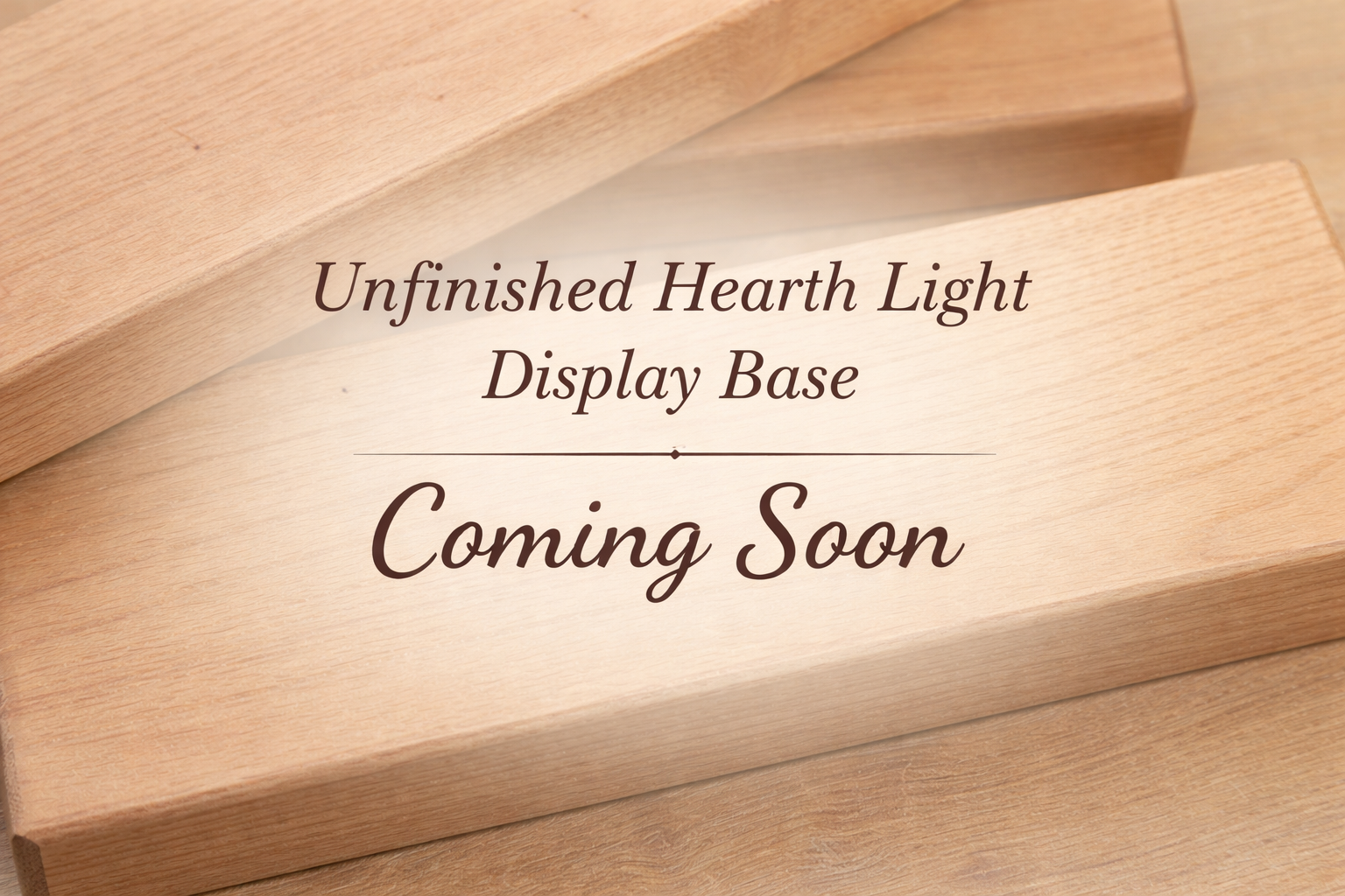 Hearth Light Stained Glass Display Base (Unfinished)