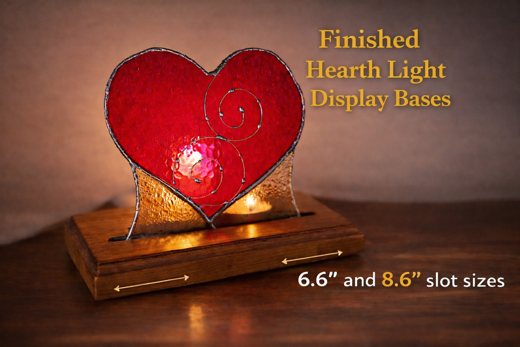 Hearth Light Stained Glass Display Base (Finished)