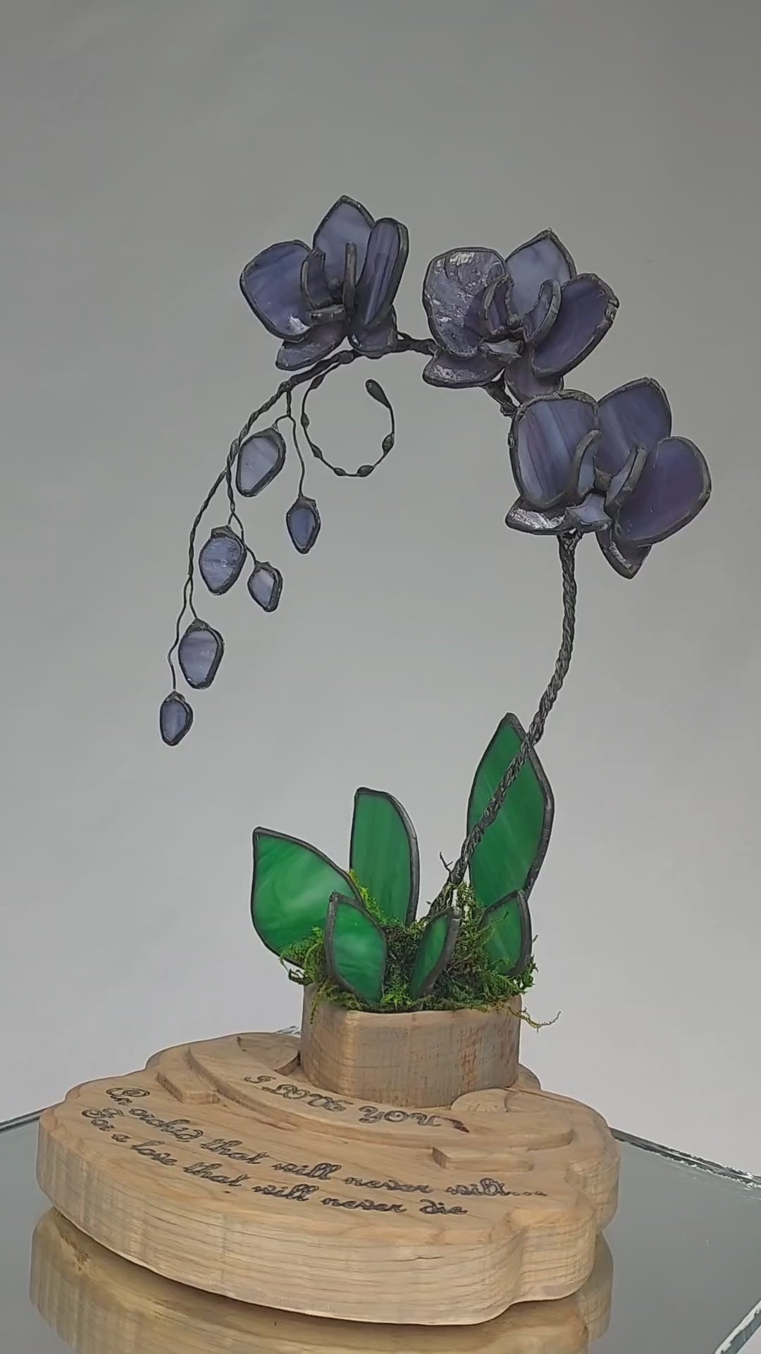 Midnight Amethyst Eternal Orchid - Valentine's Day Series