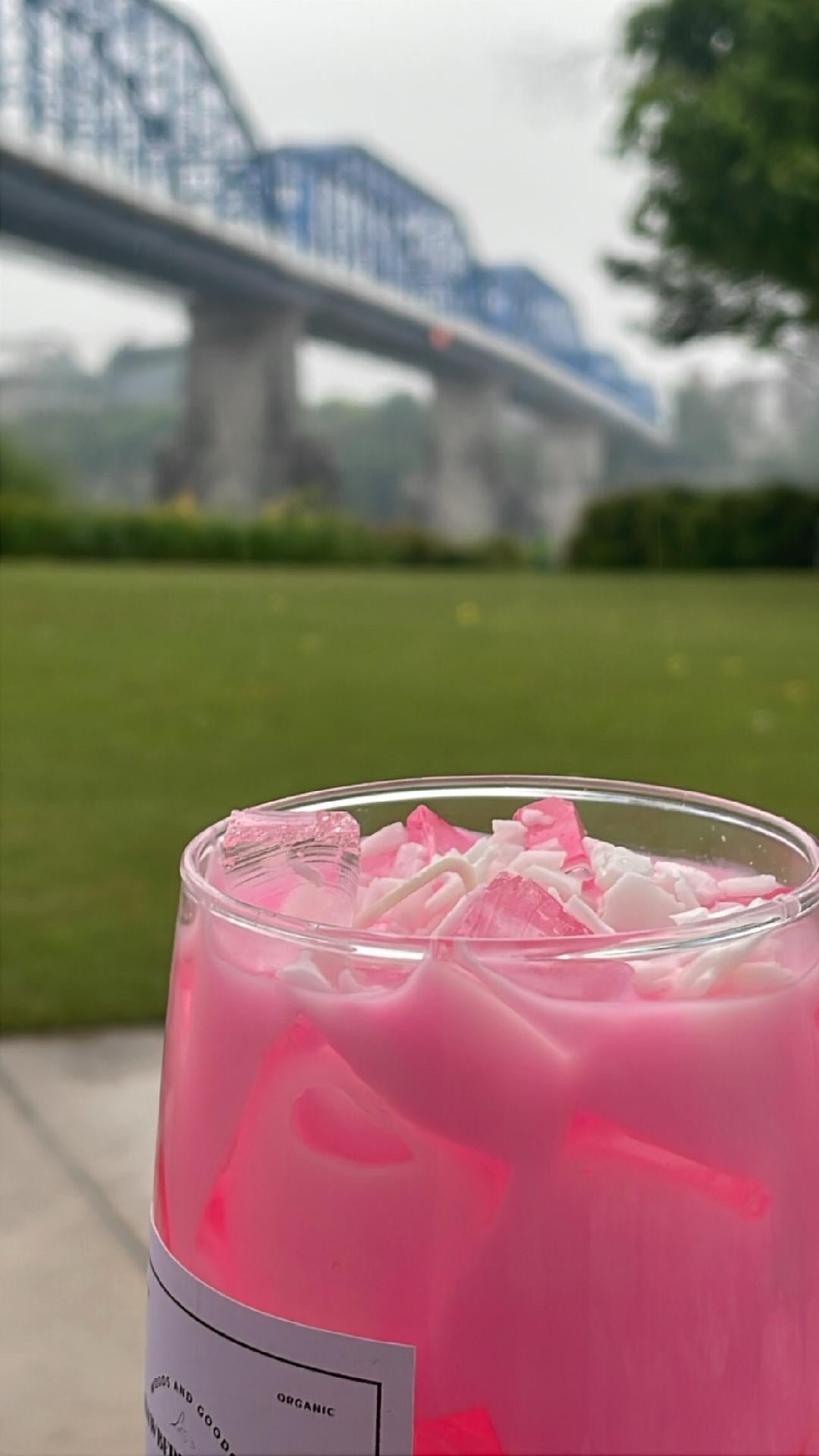 Iced Strawberry Coconut | Hand-Poured Soy Candle | Summer Collection
