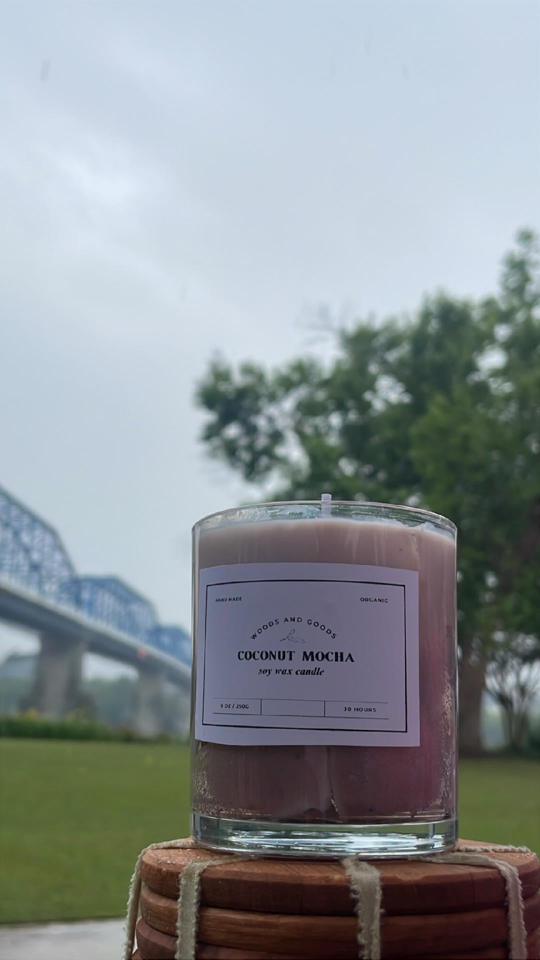 Iced Coconut Mocha | Hand-Poured Soy Candle | Summer Collection