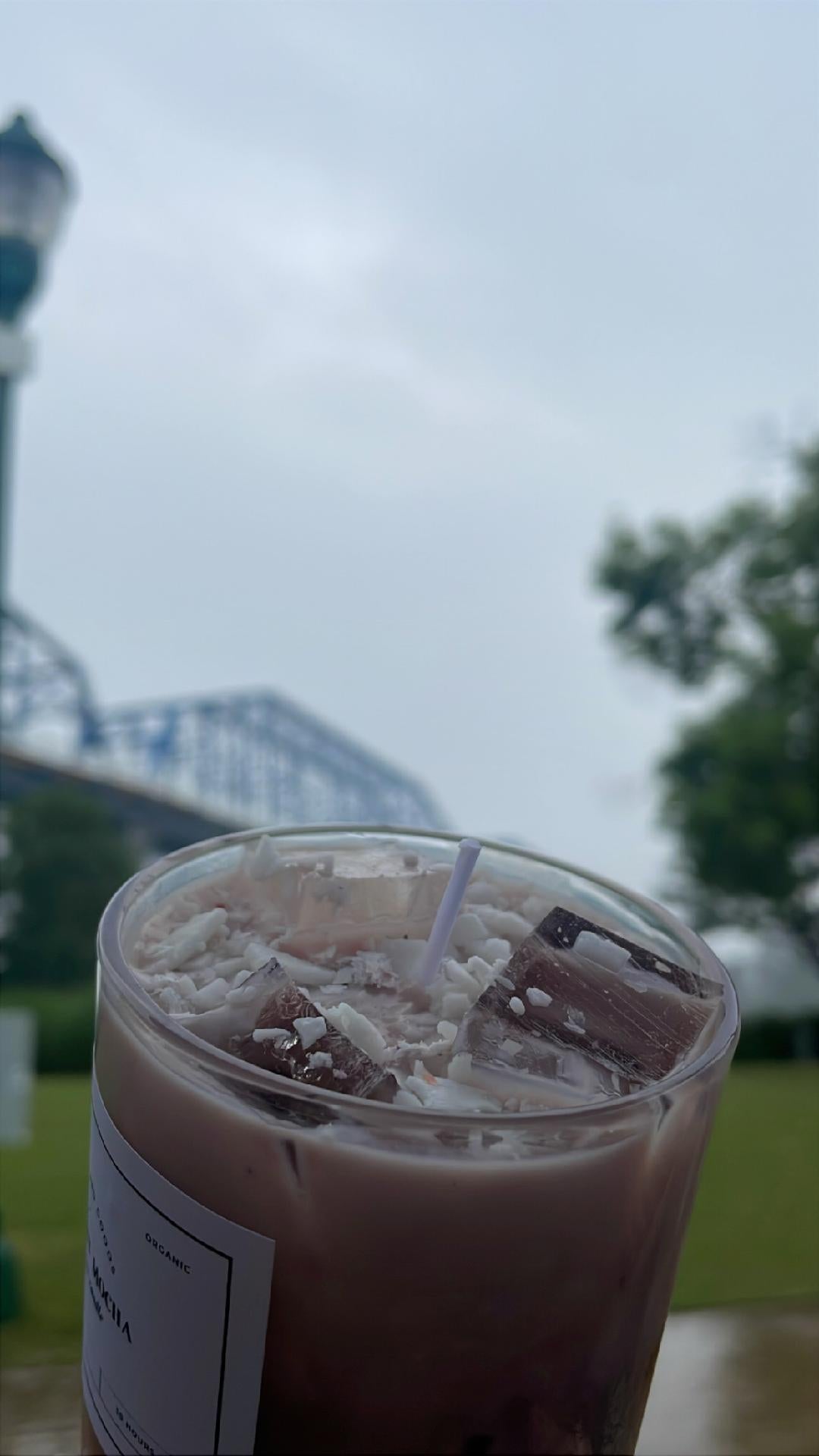 Iced Coconut Mocha | Hand-Poured Soy Candle | Summer Collection