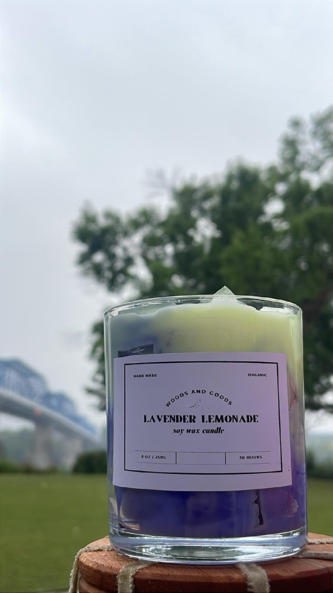 Iced Lavender Lemonade | Hand-Poured Soy Candle | Summer Collection
