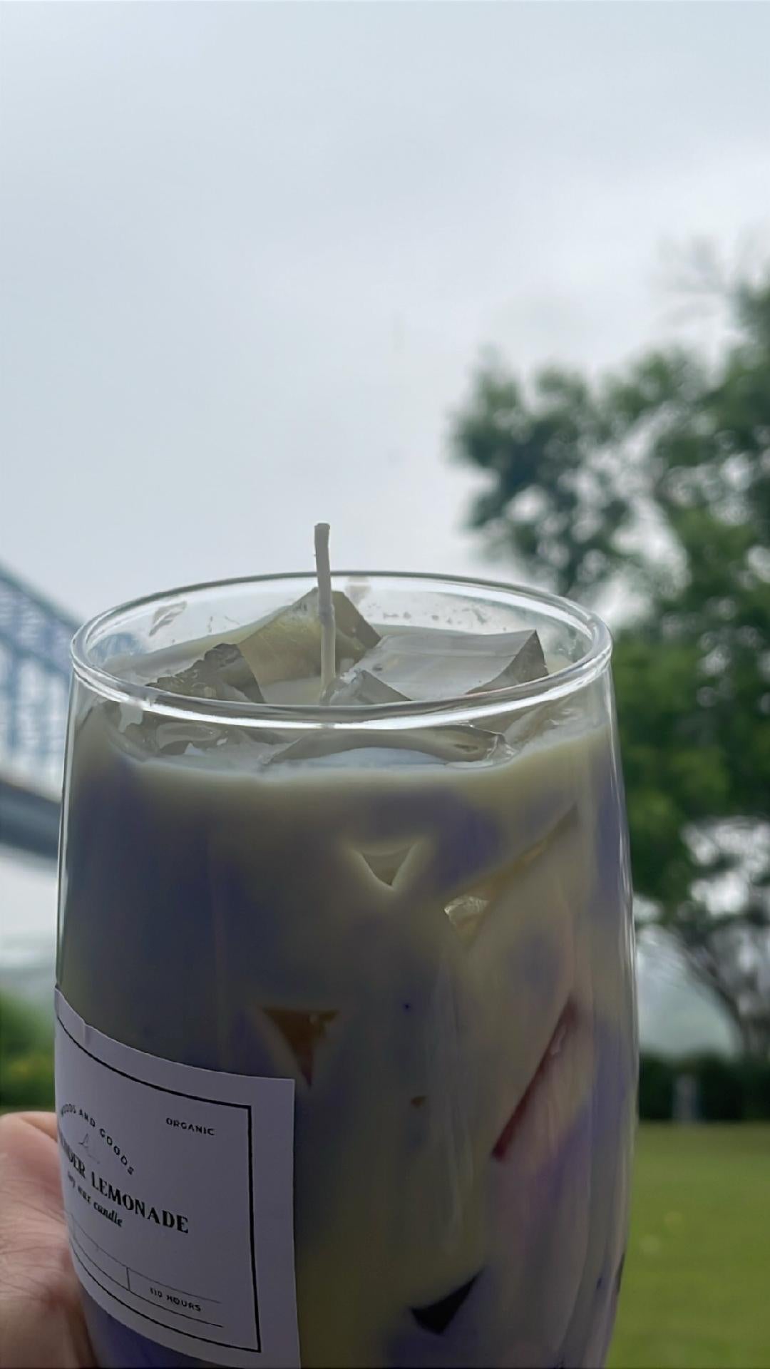 Iced Lavender Lemonade | Hand-Poured Soy Candle | Summer Collection