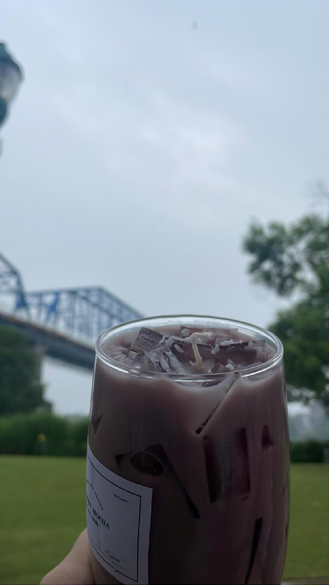 Iced Coconut Mocha | Hand-Poured Soy Candle | Summer Collection